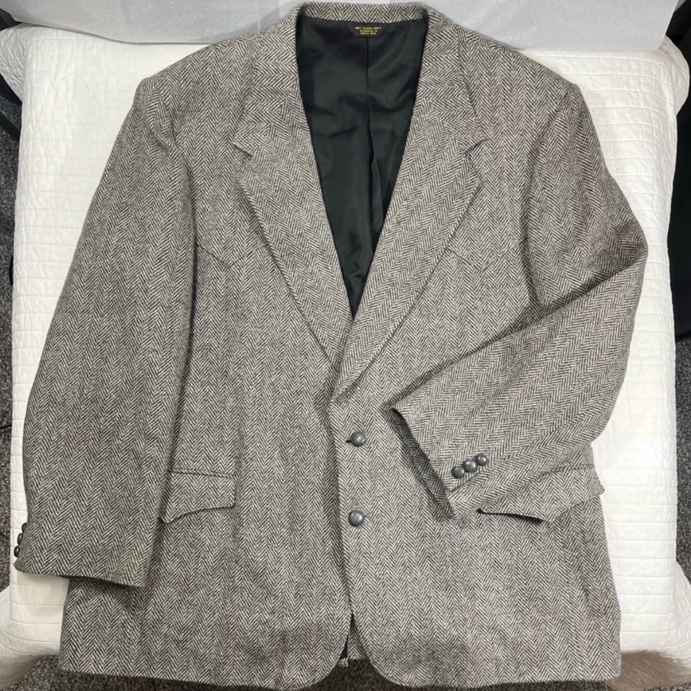 Farah Westernwear wool houndstooth blazer